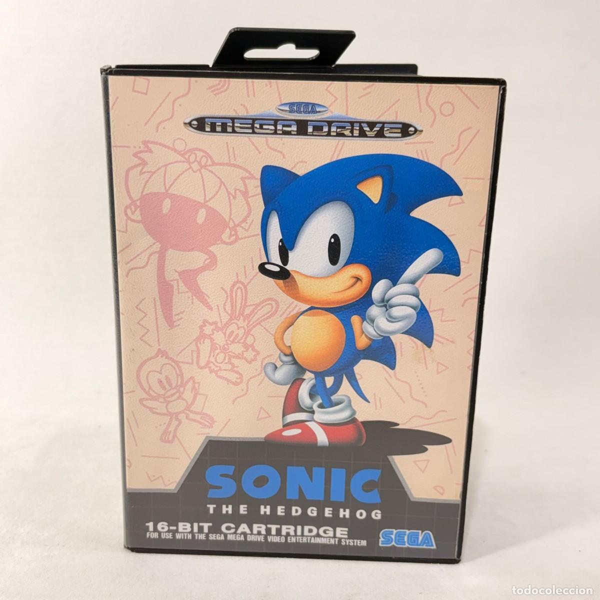 Videojogos e Consolas: VIDEOJUEGO SEGA MEGA DRIVE - SONIC THE HEDGEHOG + CAJA + INSTRUCCIONES