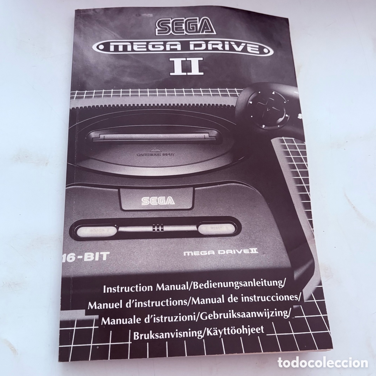 Videojuegos y Consolas: manual de instrucciones original para la consola sega mega drive II de 1993