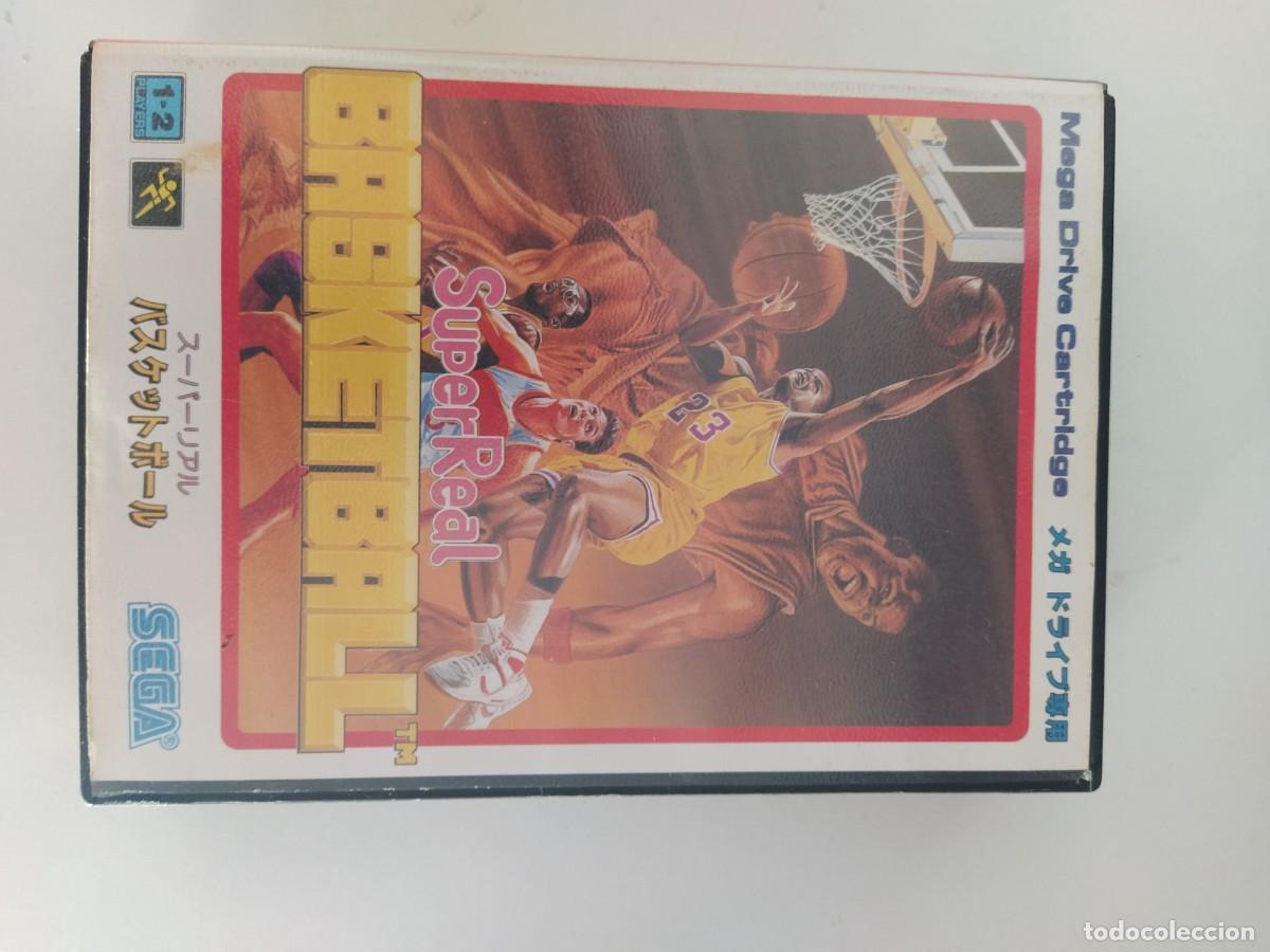 Videojuegos y Consolas: REAL BASKETBALL SEGA MEGADRIVE JAPONES COMPLETO ORIGINAL