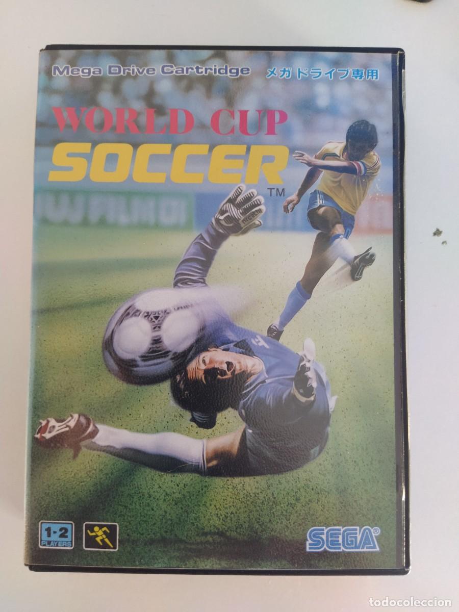Videojuegos y Consolas: WORLD CUP SOCCER SEGA MEGADRIVE JAPONES COMPLETO ORIGINAL