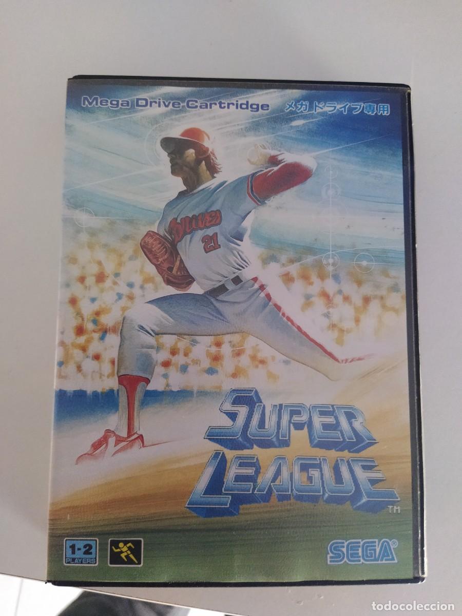 Videospiele und Konsolen: SUPER LEAGUE SEGA MEGADRIVE JAPONES COMPLETO ORIGINAL