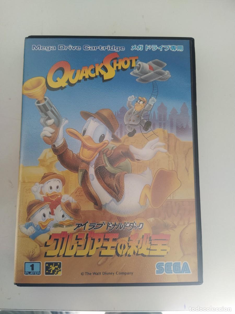 Videojuegos y Consolas: QUACKSHOT SEGA MEGADRIVE JAPONES COMPLETO ORIGINAL