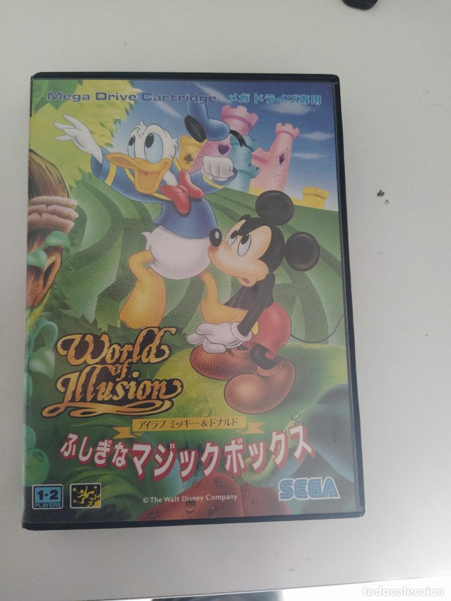Videojuegos y Consolas: WORLD OF ILLUSSION SEGA MEGADRIVE JAPONES COMPLETO ORIGINAL