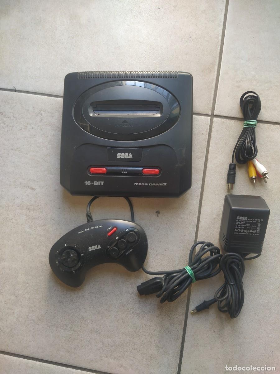 Videojuegos y Consolas: CONSOLA SEGA MEGADRIVE 2 CON MANDO Y CABLES