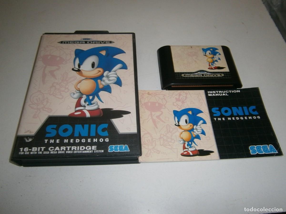 Videojuegos y Consolas: SONIC THE HEDGEHOG MEGADRIVE COMPLETO