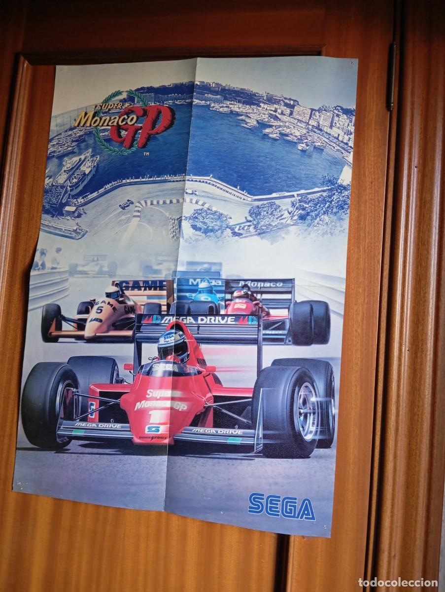 Videojuegos y consolas: P&oacute;ster Cat&aacute;logo Sega Megadrive Super M&oacute;naco GP 1990 - Foto 24