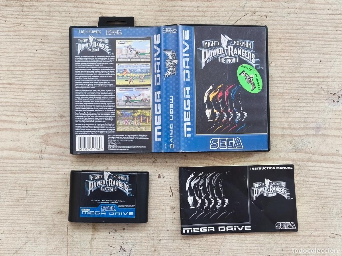 Videojuegos y Consolas: Juego Sega Mega Drive - Mighty Morphin Power Rangers - The Movie - Completo - PAL Espa&ntilde;a