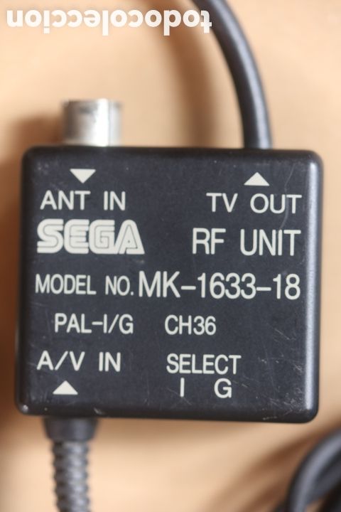 Videojuegos y Consolas: Cable antena original Sega Mega Drive II. Megadrive 2