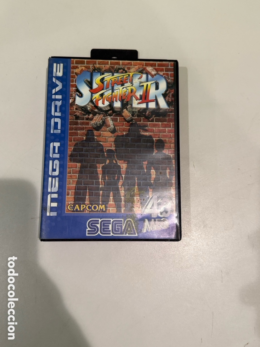Videojuegos y Consolas: Street Fighter II Sega Mega Drive Completo con Caja y Manual Original A&ntilde;os 90