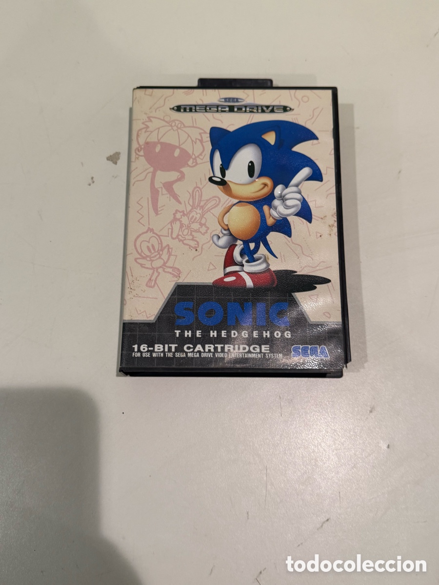 Videojuegos y Consolas: Sonic The Hedgehog Sega Mega Drive Completo Caja Manual Original A&ntilde;os 90