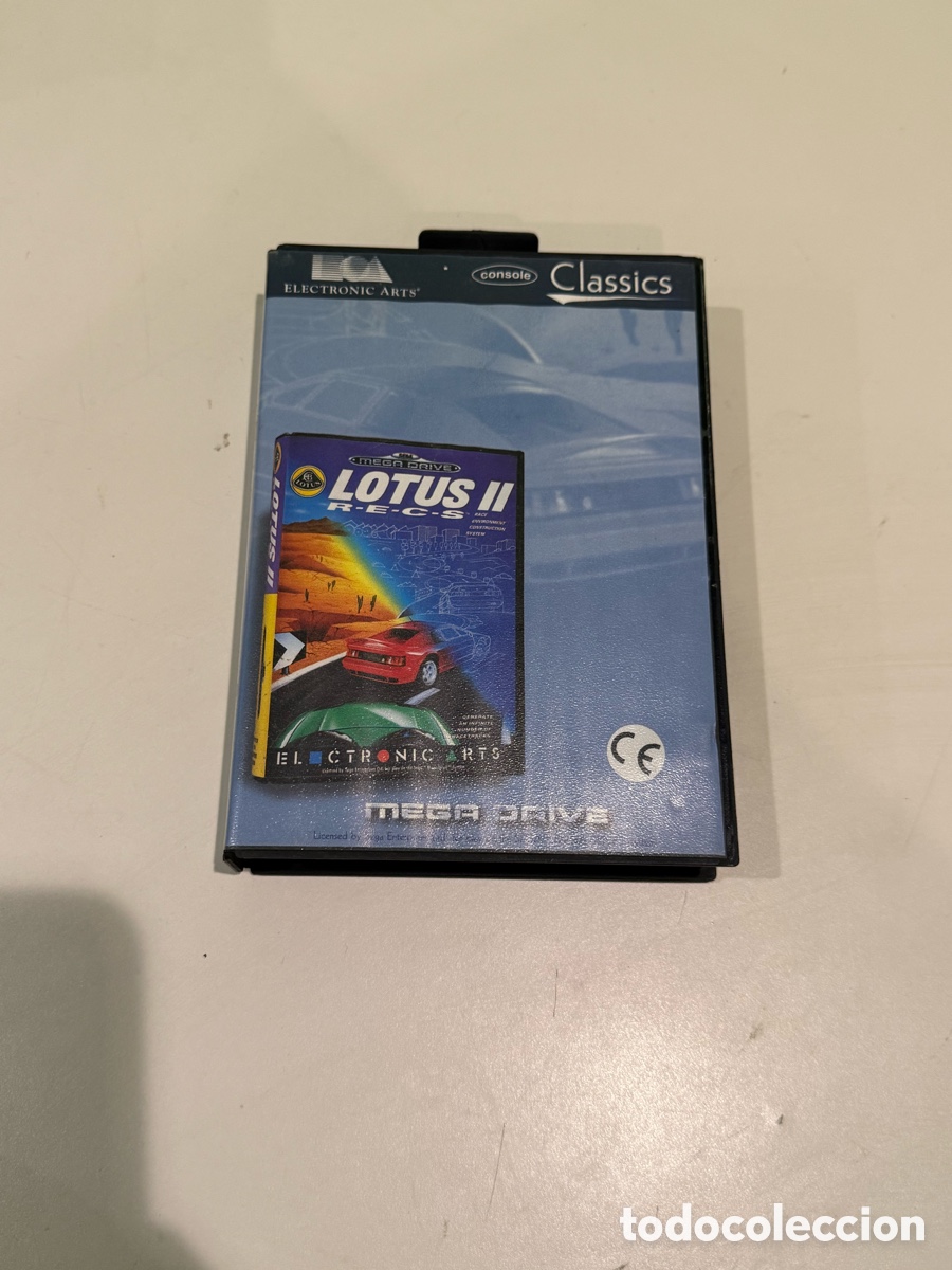Videojuegos y Consolas: Lotus II R.E.C.S. Sega Mega Drive Completo Caja Manual Original A&ntilde;os 90