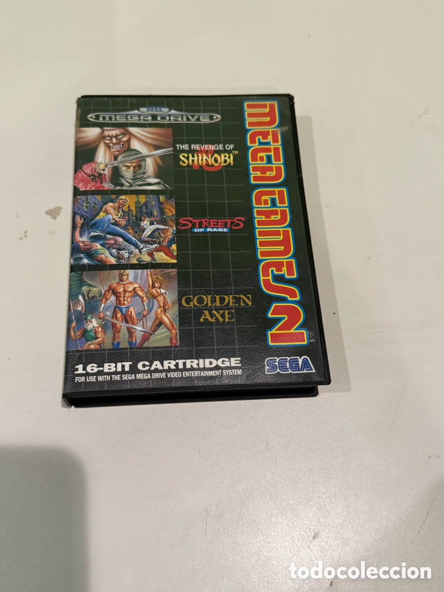 Videospiele und Konsolen: Mega Games 2 Sega Mega Drive Original The Revenge of Shinobi Streets of Rage Golden Axe