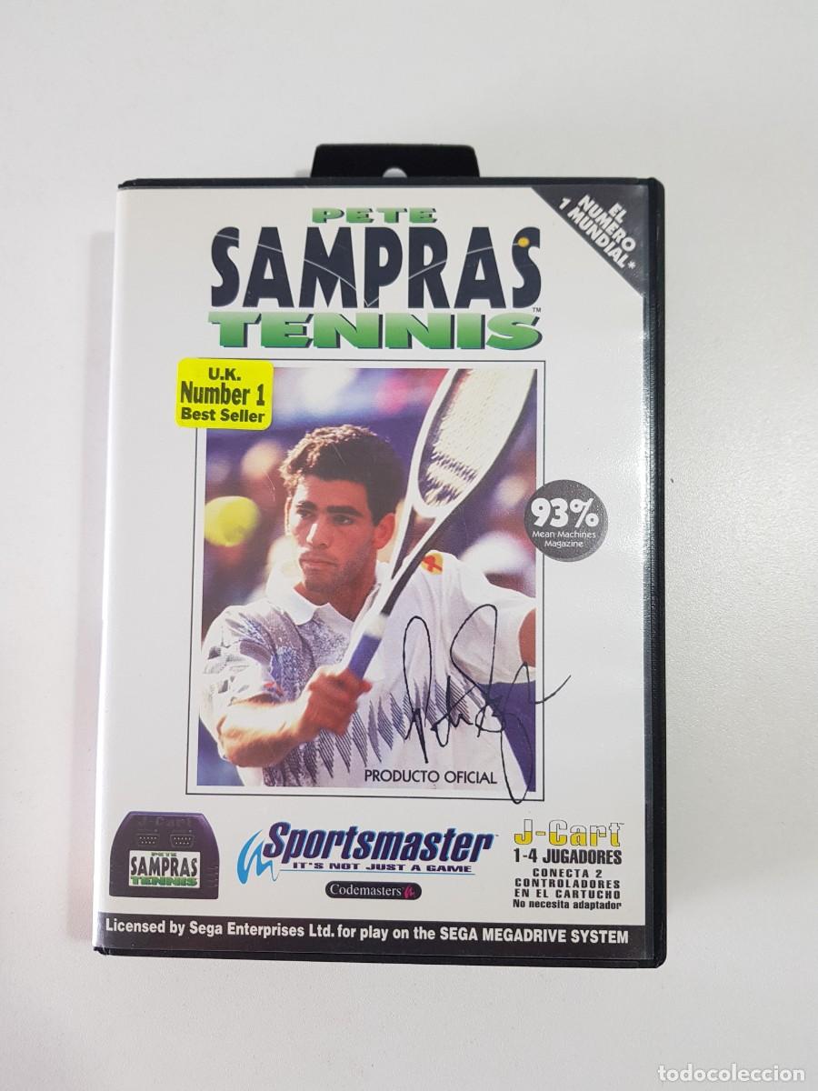 Videojuegos y Consolas: Pete Sampras Tennis Sega Megadrive Pal Espa&ntilde;a Completo Original Arcadia