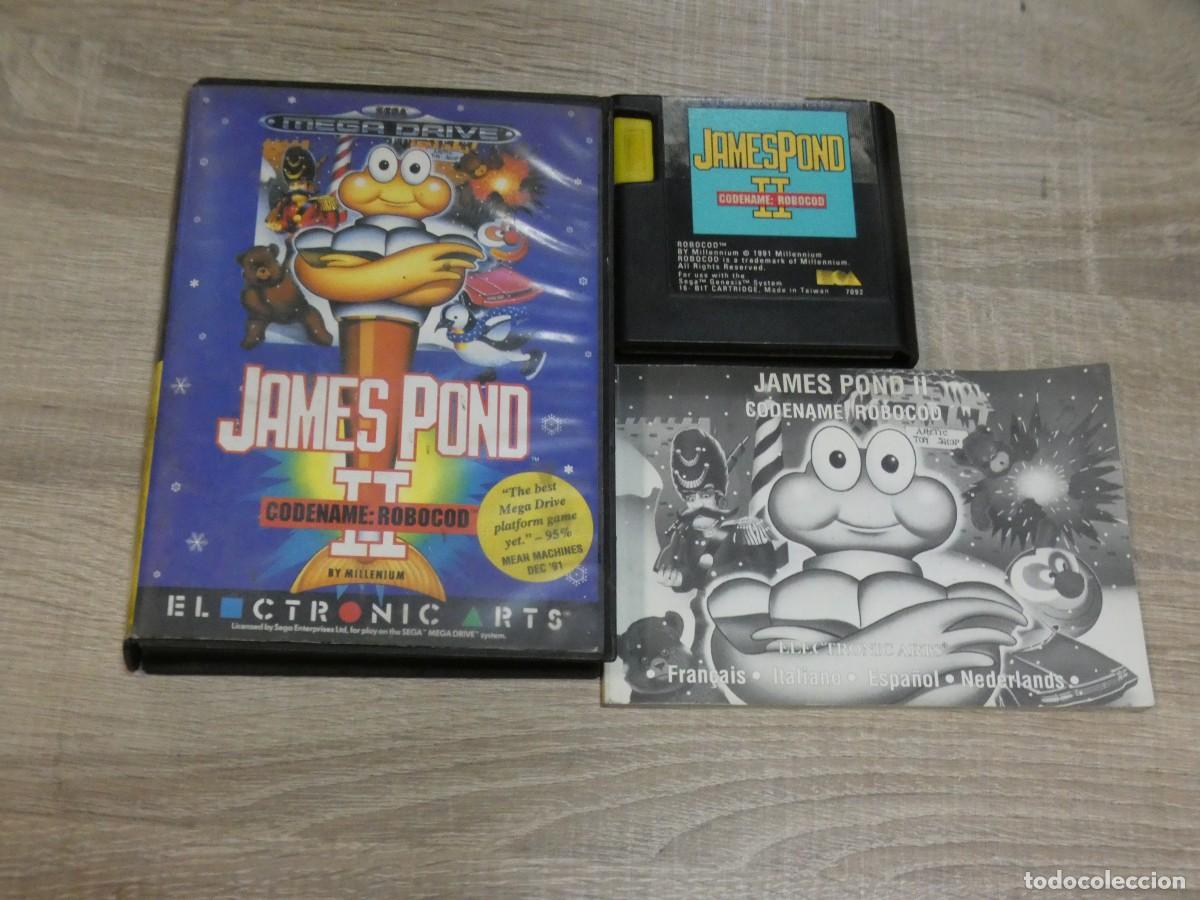 Video Games and Consoles: ARKANSAS1980 JUEGO SEGA MEGADRIVE FUNCIONA, CAJA CIERRA REGULIN, NO TIRA COLGADORA JAMES POND 2