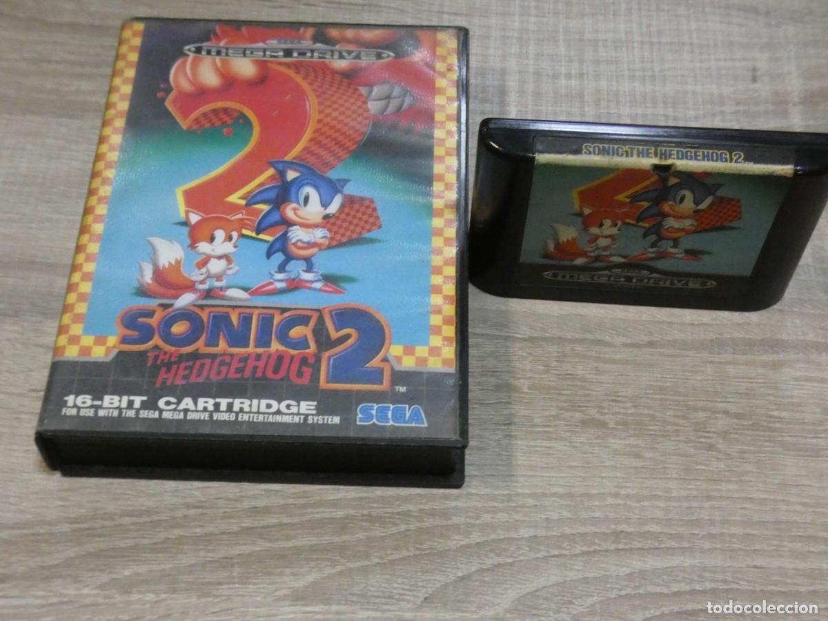 Video Games and Consoles: ARKANSAS1980 JUEGO SEGA MEGADRIVE FUNCIONA, SONIC 2 CON TIRA COLGADORA