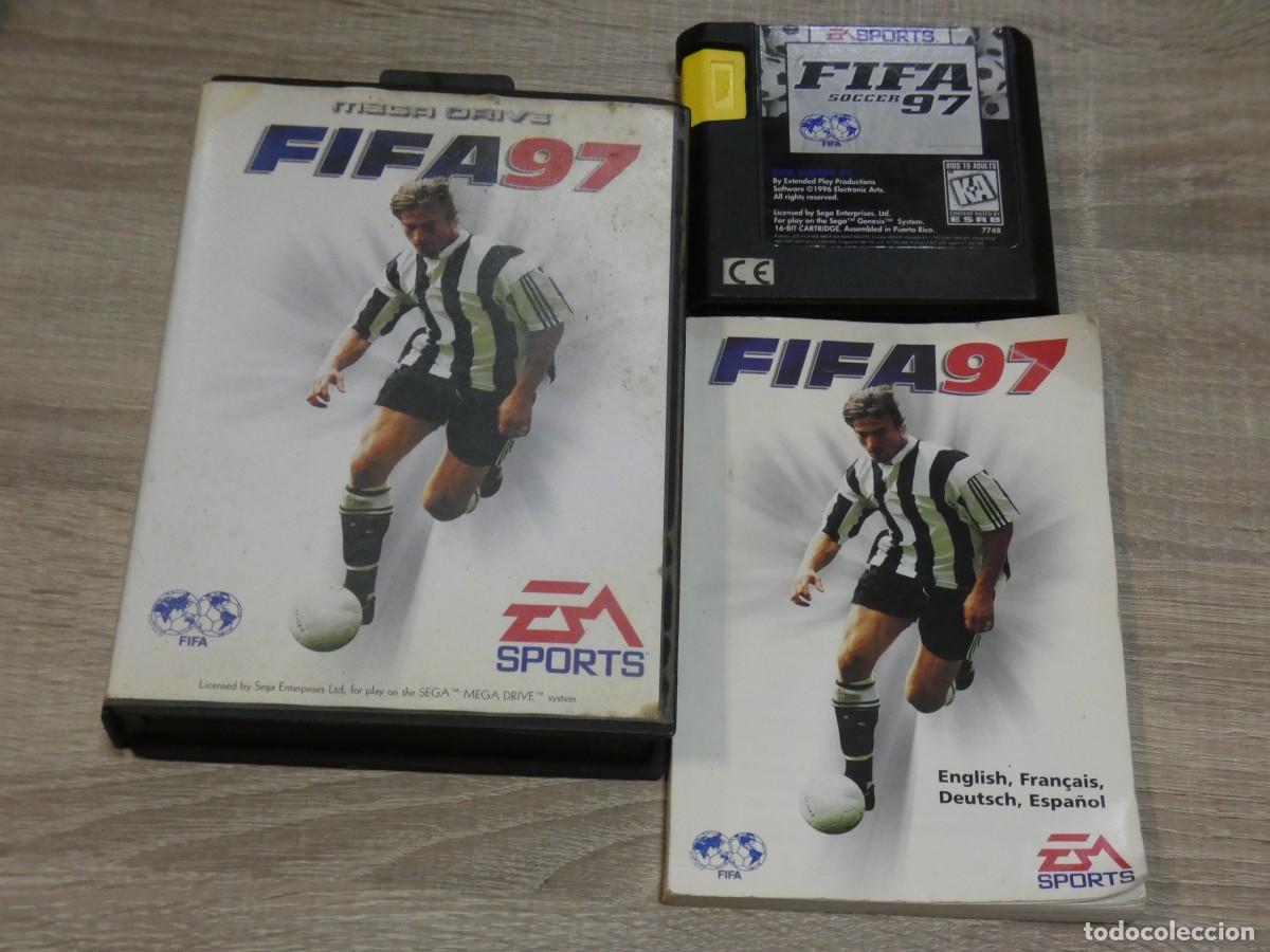 Video Games and Consoles: ARKANSAS1980 JUEGO SEGA MEGADRIVE FUNCIONA, FIFA 97 CARATULA LIGERISIMAMENTE FEOTA