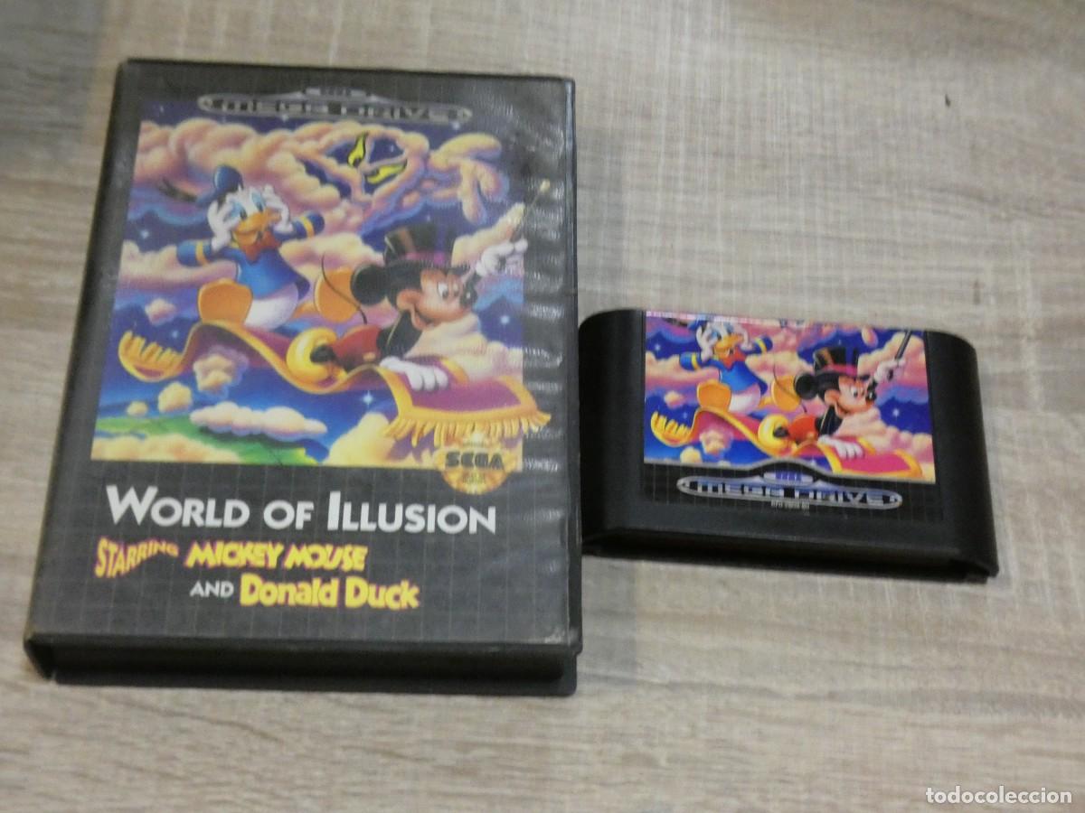 Video Games and Consoles: ARKANSAS1980 JUEGO SEGA MEGADRIVE FUNCIONA, WORLD OF ILLUSION