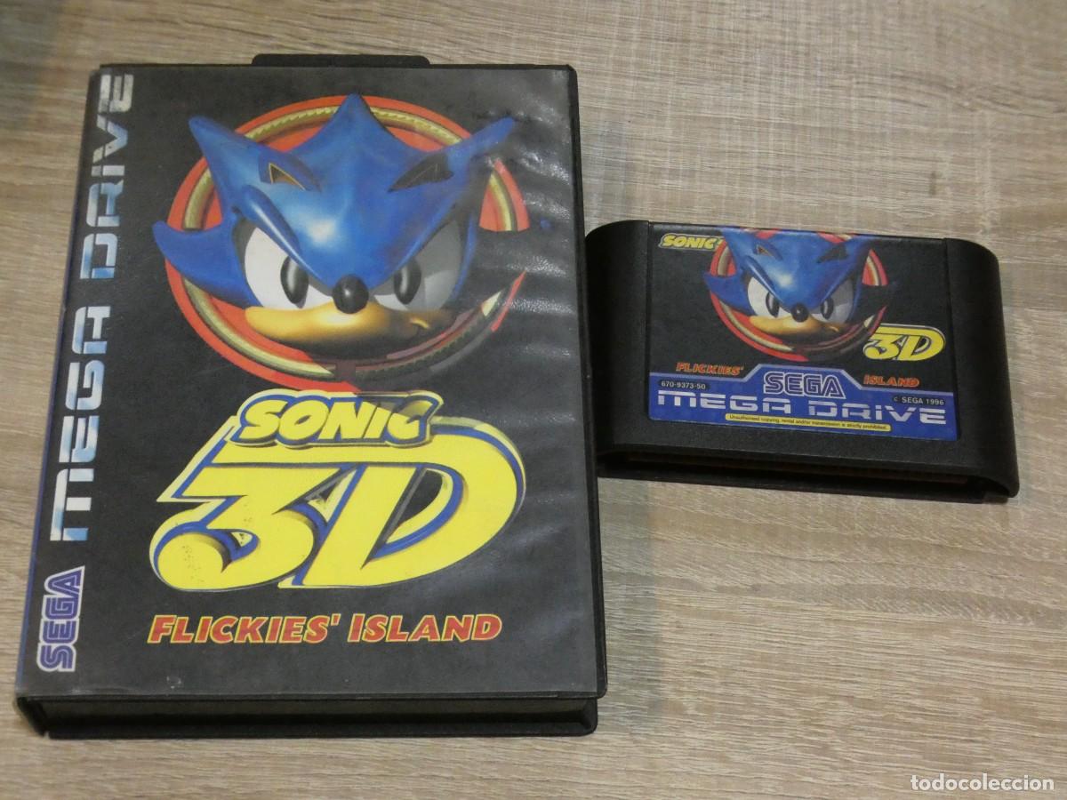 Videogiochi e Consoli: ARKANSAS1980 JUEGO SEGA MEGADRIVE FUNCIONA, SONIC 3D CON TIRA COLGADORA