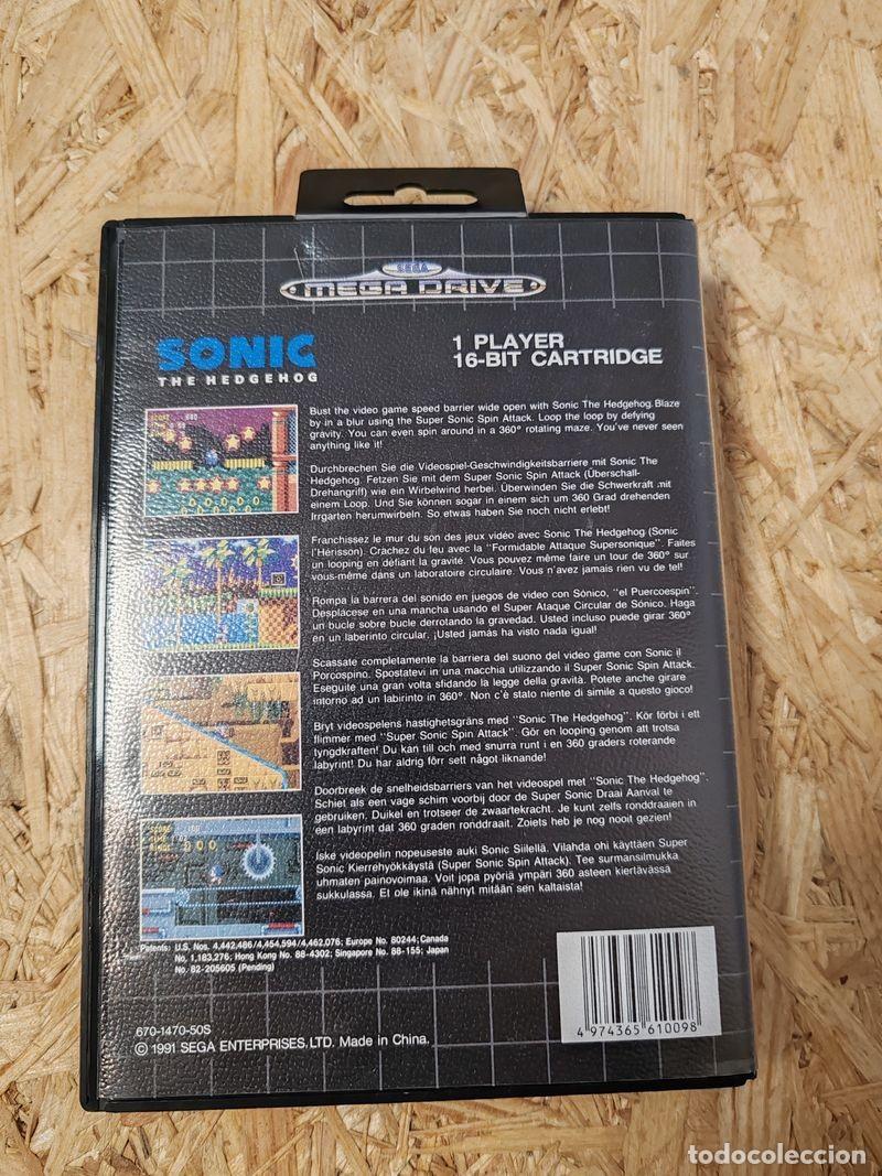 Videojuegos y consolas: Sonic Megadrive Sega Mega Drive - Foto 2