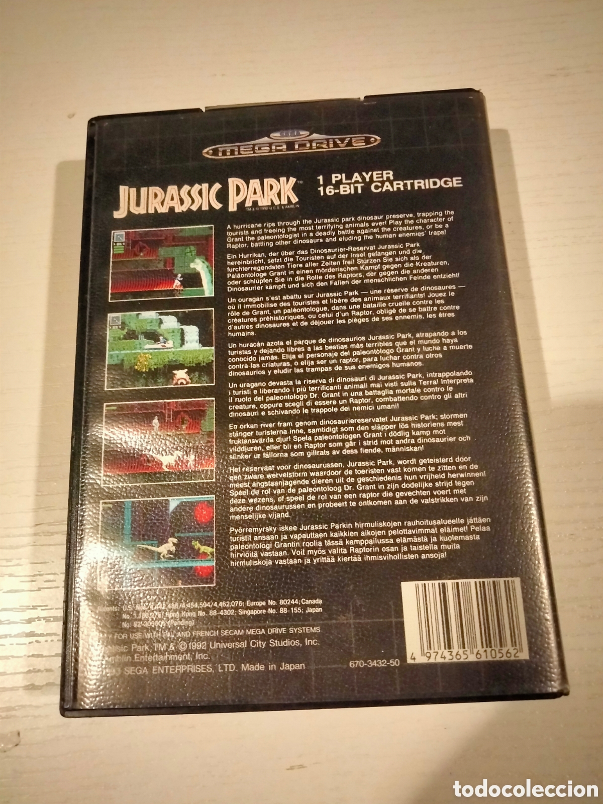 Videojuegos y consolas: Jurassic park Megadrive completo - Foto 2