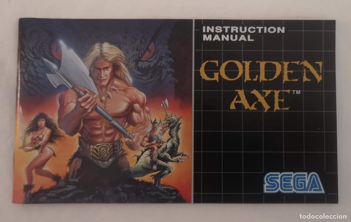 Videojuegos y consolas: SEGA MEGA DRIVE GOLDEN AXE MANUAL PAL &iexcl;PERFECTO ESTADO!