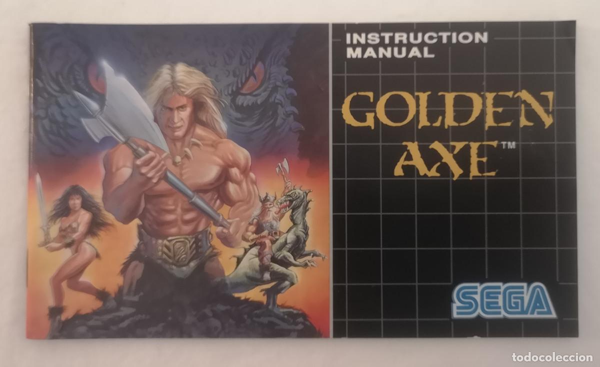 Videojuegos y consolas: SEGA MEGA DRIVE GOLDEN AXE MANUAL PAL &iexcl;PERFECTO ESTADO! (2)