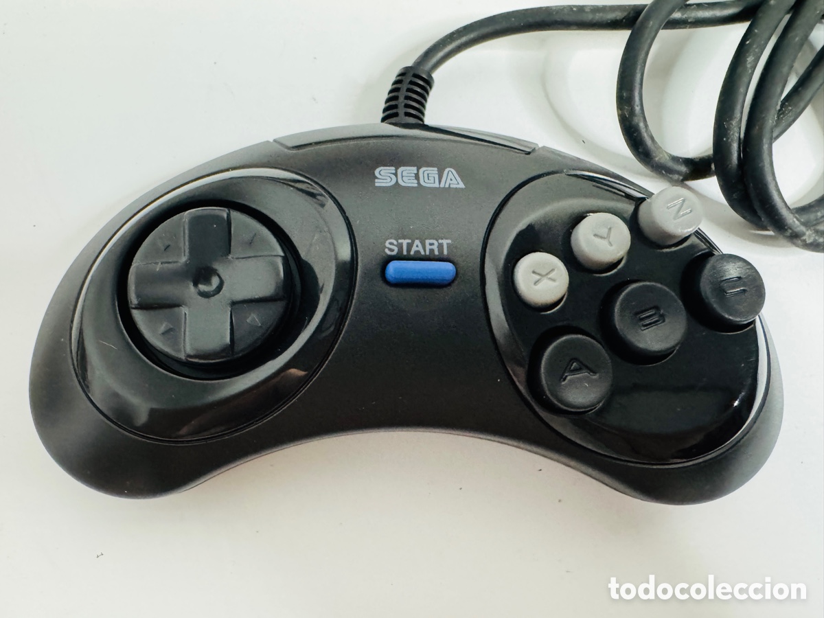 Videojuegos y consolas: Pareja Mega Drive Fighting Pad 6B Controller SJ-6000 Japan - Foto 10