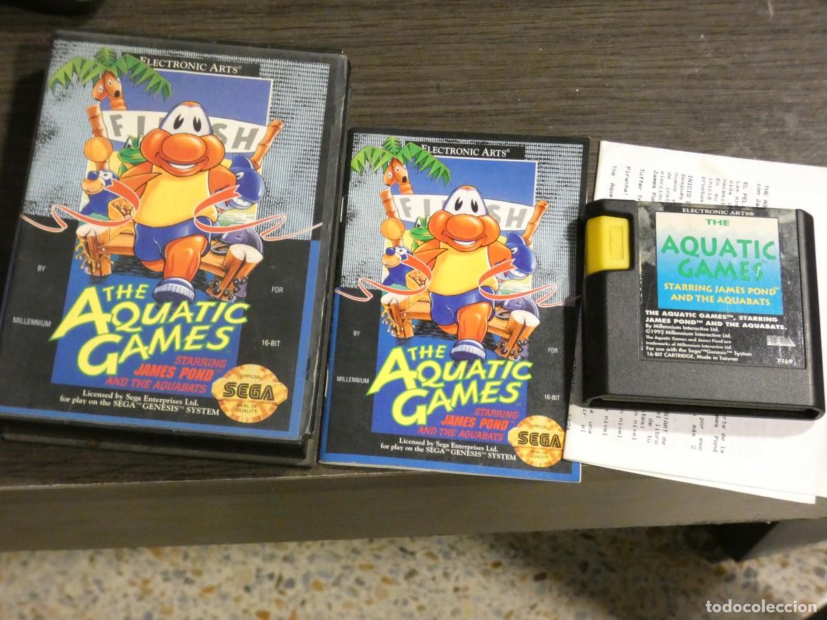 Videojuegos y consolas: ARKANSAS1980 juego sega genesis completo Sega Genesis James Pond and Aquatic Games