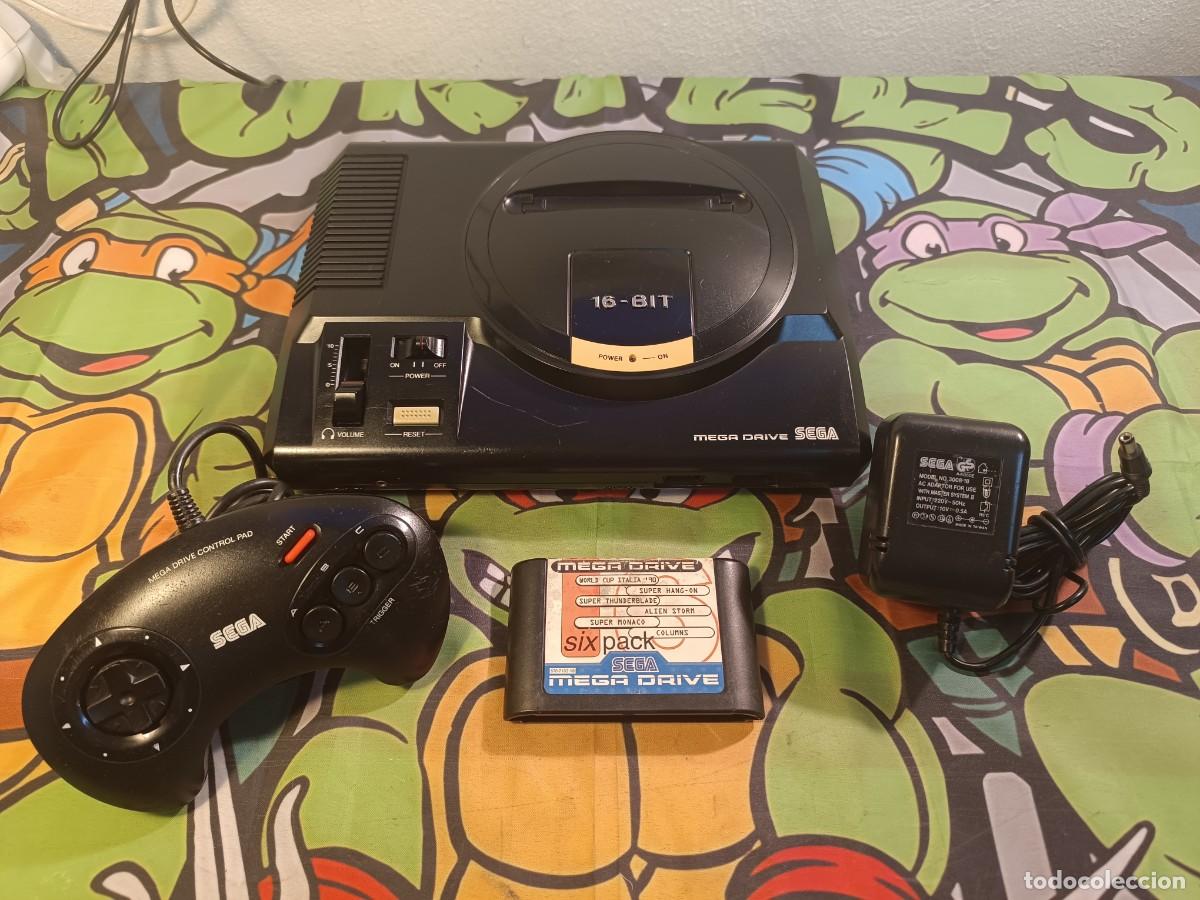 Videojuegos y consolas: Consola Sega Mega Drive 1 PAL + Juego Six Pack