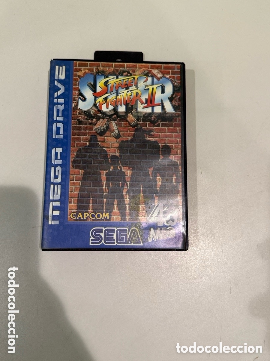Videospiele und Konsolen: Street Fighter II Sega Mega Drive Completo con Caja y Manual Original A&ntilde;os 90