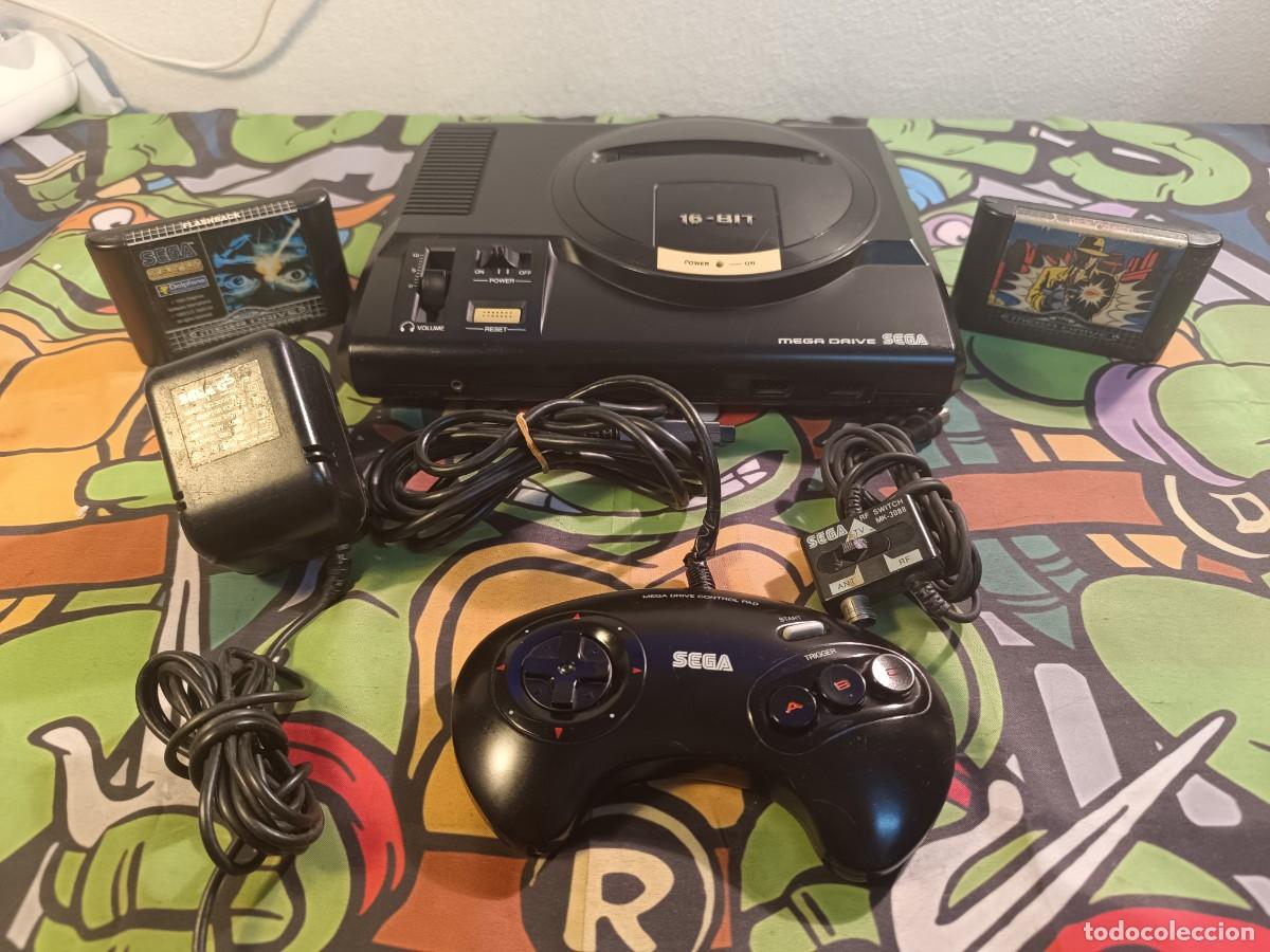 Videojuegos y consolas: Consola Sega Mega Drive 1 + 2 juegos Pal Europa
