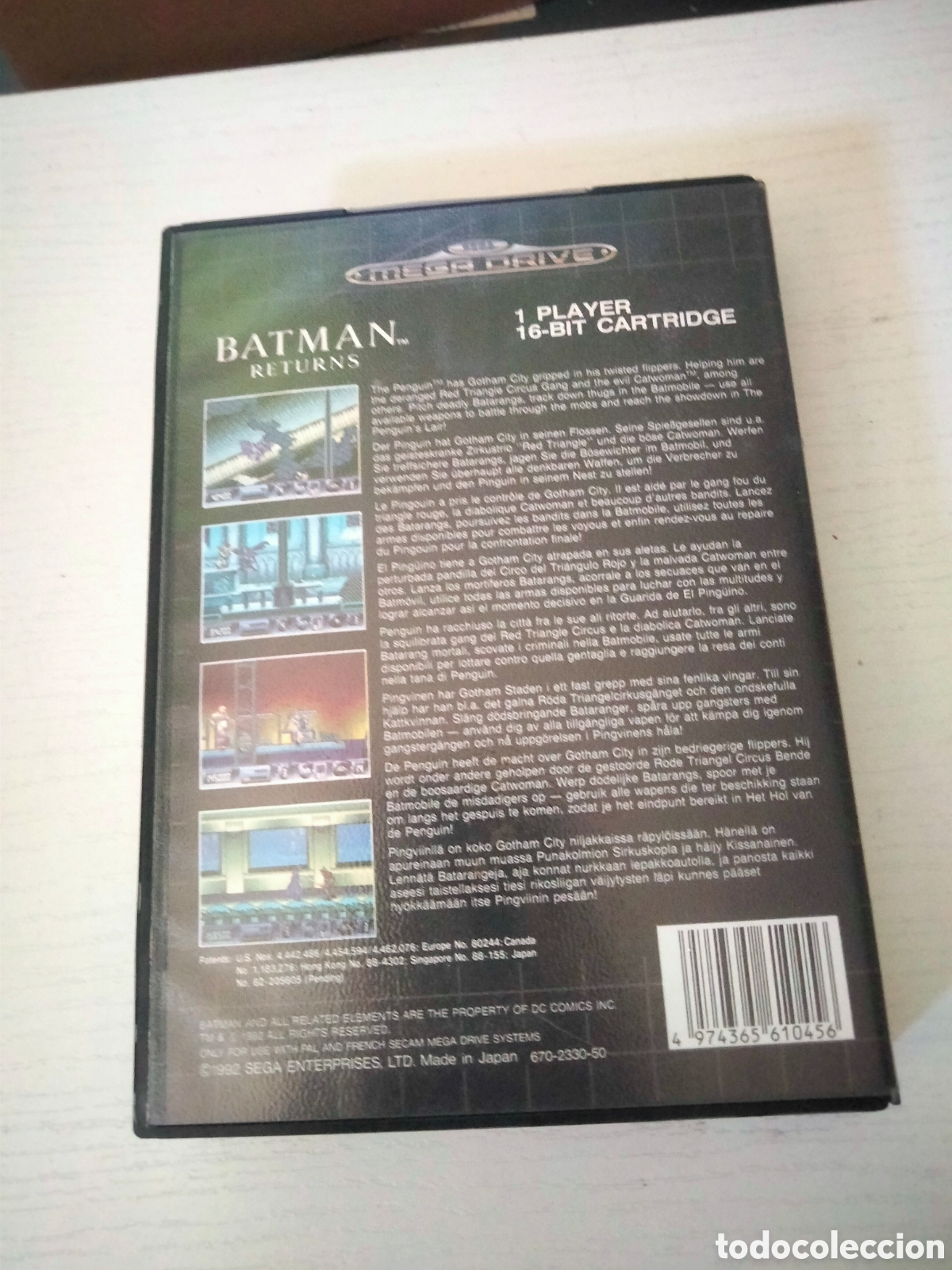 Videojuegos y consolas: Batman Returns Sega Megadrive completo - Foto 3