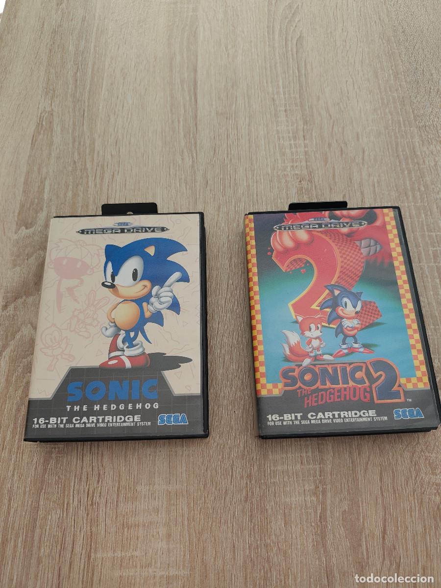 Videojuegos y consolas: Sonic y Sonic 2 Sega Mega Drive