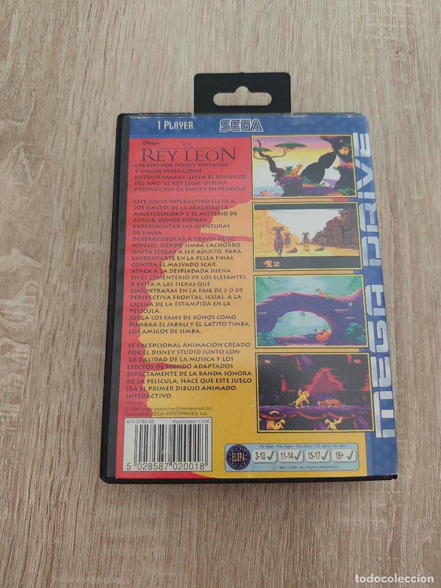 Videojuegos y consolas: El rey le&oacute;n Sega Mega Drive - Foto 3