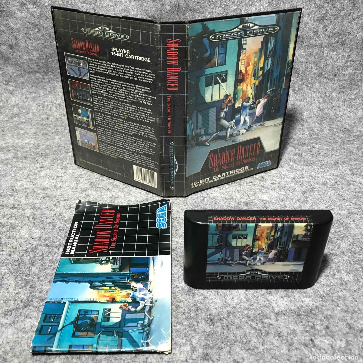 Videojuegos y consolas: SHADOW DANCER THE SECRET OF SHINOBI SEGA MEGA DRIVE