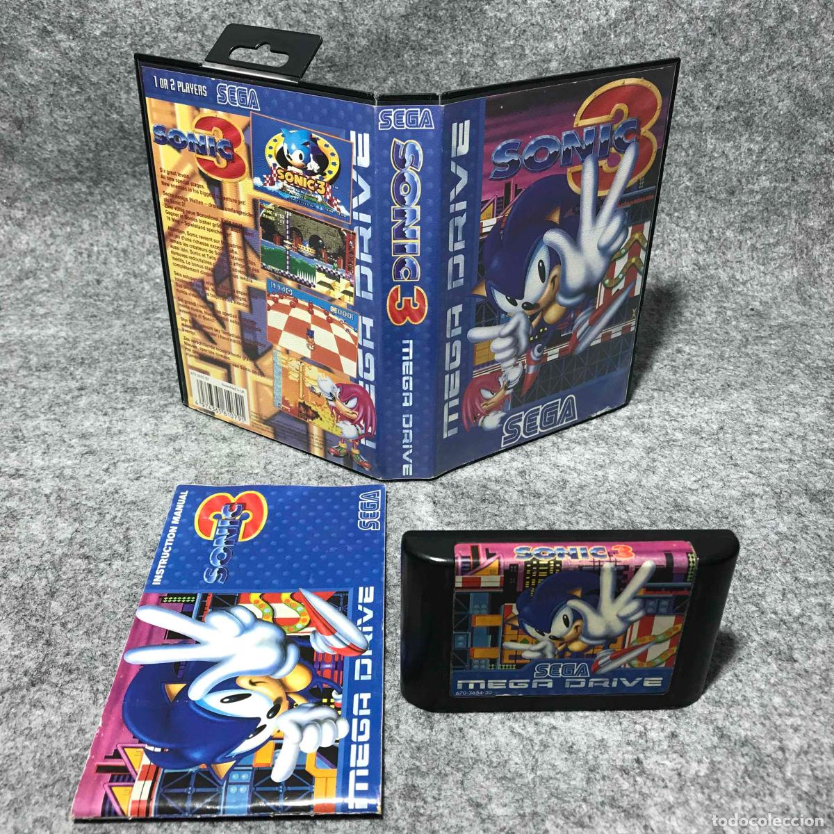 Videojuegos y consolas: SONIC 3 SEGA MEGA DRIVE