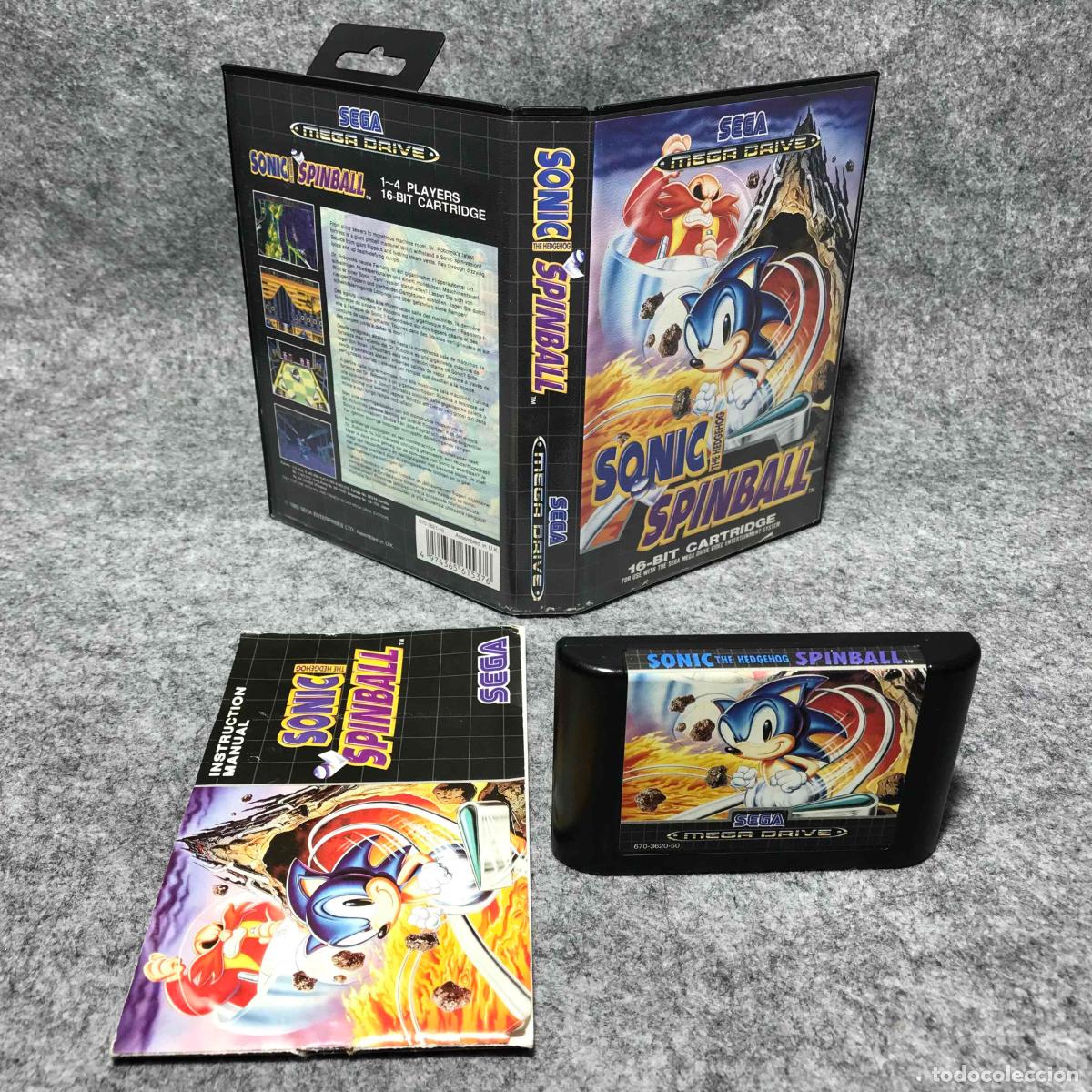 Videojuegos y consolas: SONIC THE HEDGEHOG SPINBALL SEGA MEGA DRIVE