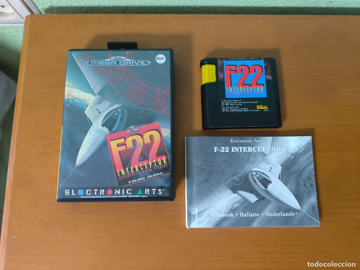 Videojuegos y consolas: Sega Mega Drive: F-22 Interceptor (EA). Completo, Caja y Manual. Testado