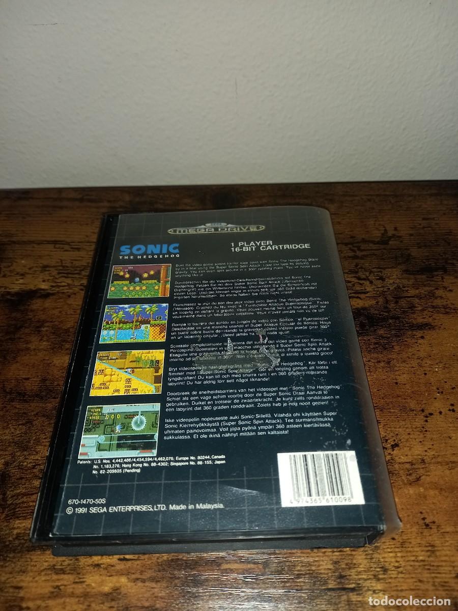 Videojuegos y consolas: Sonic The Hedgehog Sega Mega Drive - Foto 4