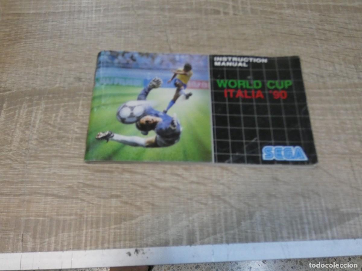 Jeux Vid&eacute;o et Consoles: ARKANSAS1980 VIDEOJUEGOS MANUAL WORLD CUP ITALIA 90 SEGA MEGADRIVE