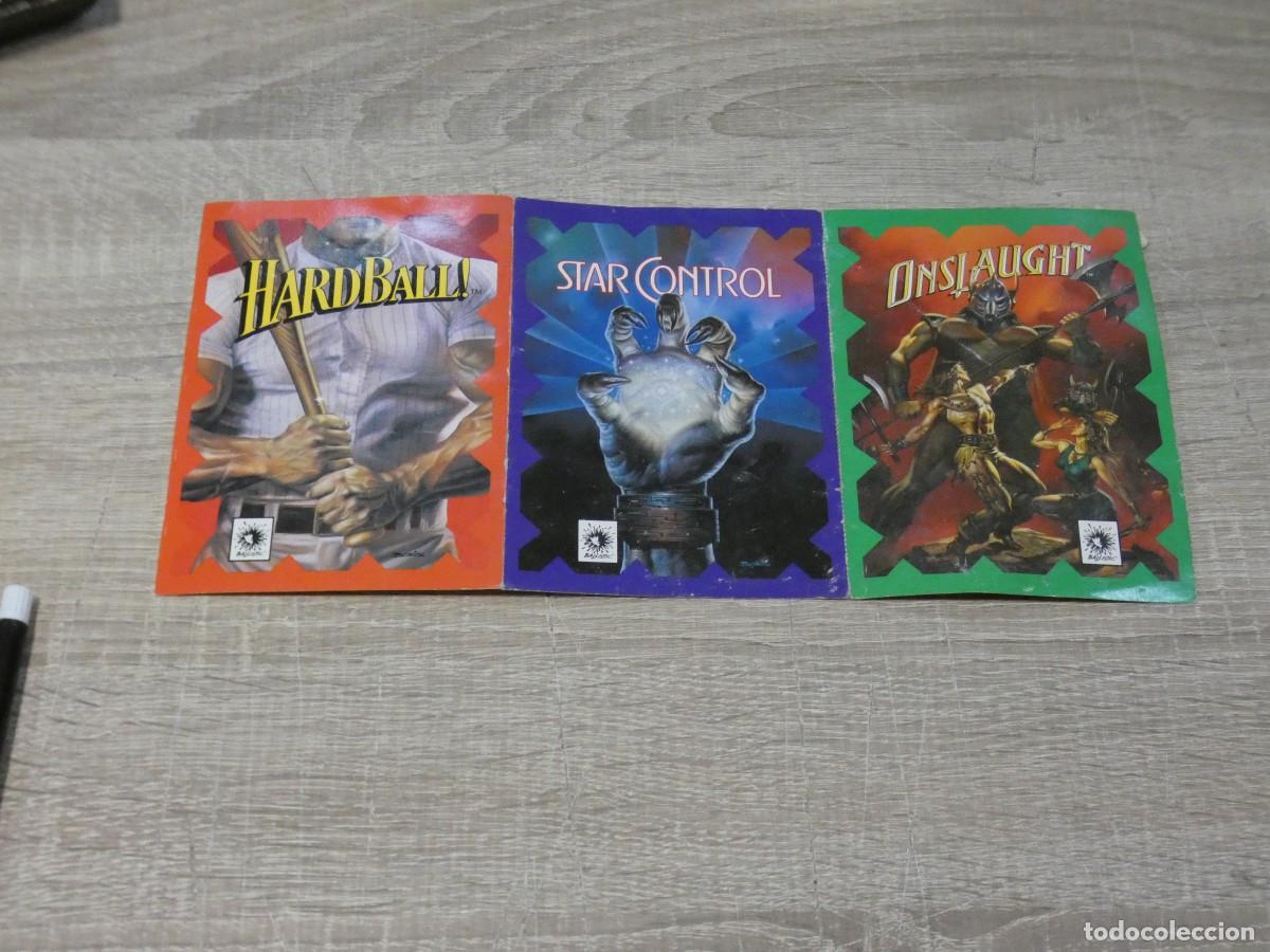 Videojuegos y consolas: ARKANSAS1980 VIDEOJUEGOS TRIPTICO JUEGOS ACCOLADE SEGA MEGADRIVE