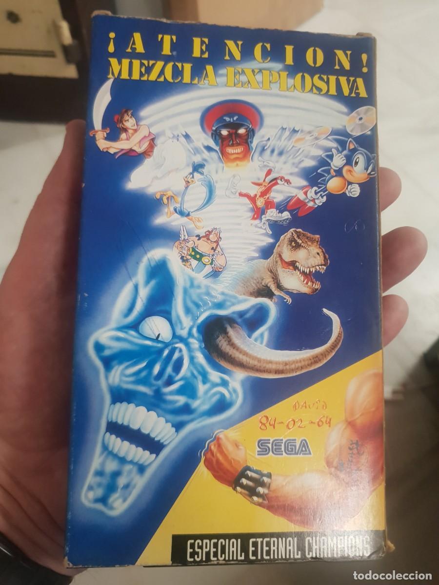 Videojuegos y consolas: Sega. Cinta vhs atenci&oacute;n mezcla explosiva - Foto 2