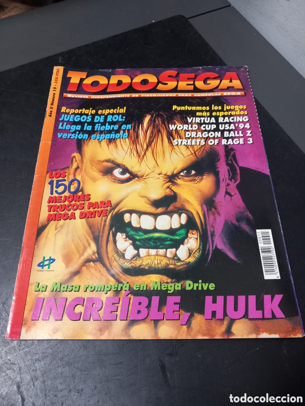 Videojuegos y consolas: ANTIGUA REVISTA VIDEOJUEGOS TODOSEGA NUMERO 15 ORIGINAL