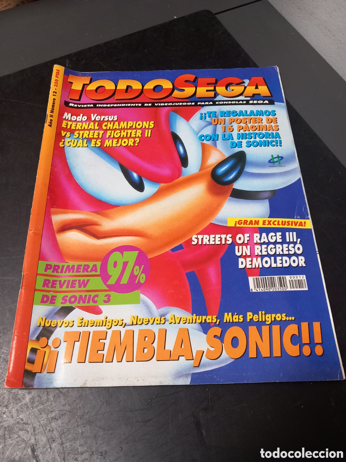 Videojuegos y consolas: ANTIGUA REVISTA VIDEOJUEGOS TODOSEGA NUMERO 12 ORIGINAL