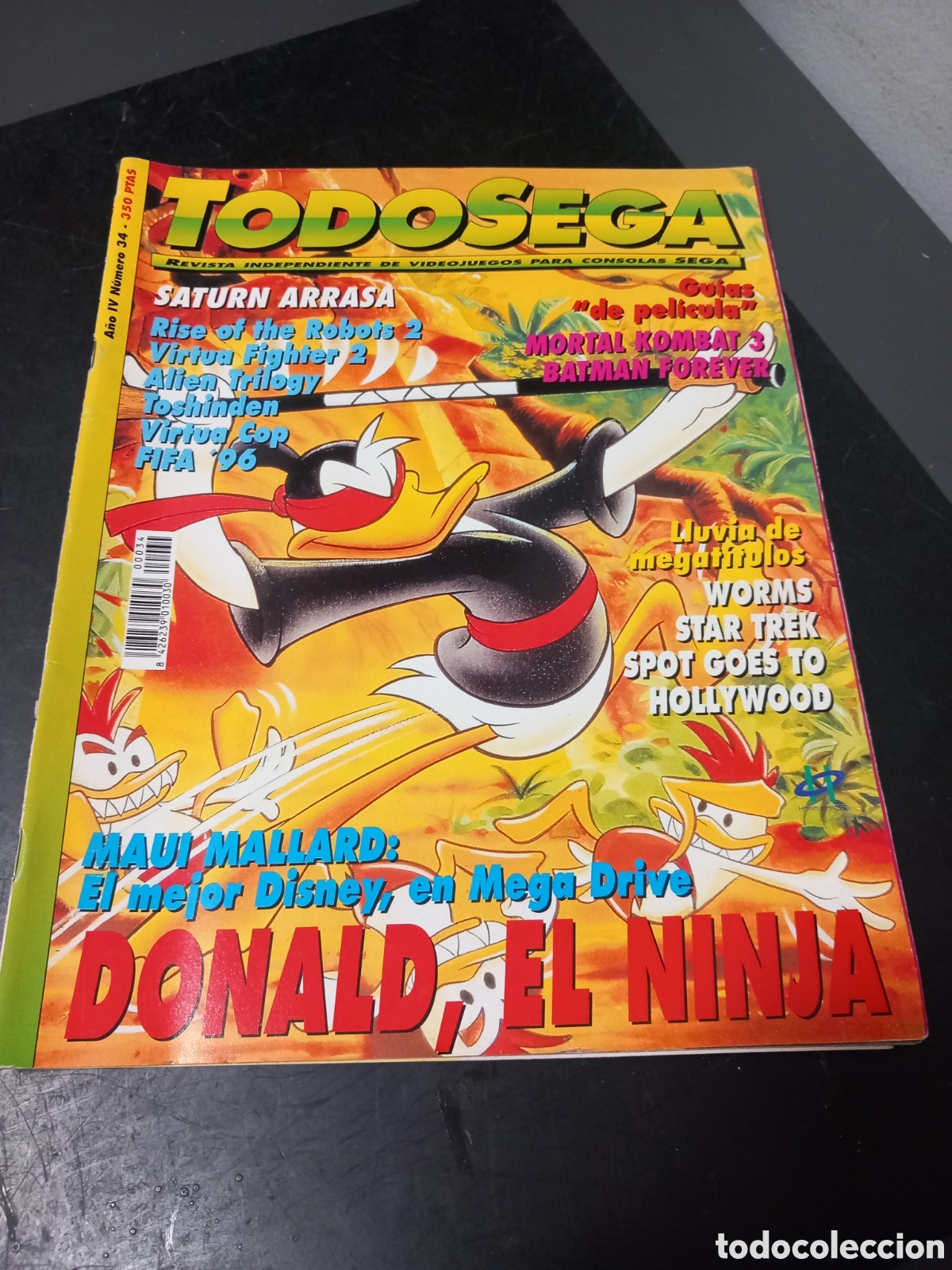 Jeux Vid&eacute;o et Consoles: ANTIGUA REVISTA VIDEOJUEGOS TODOSEGA NUMERO 34 ORIGINAL
