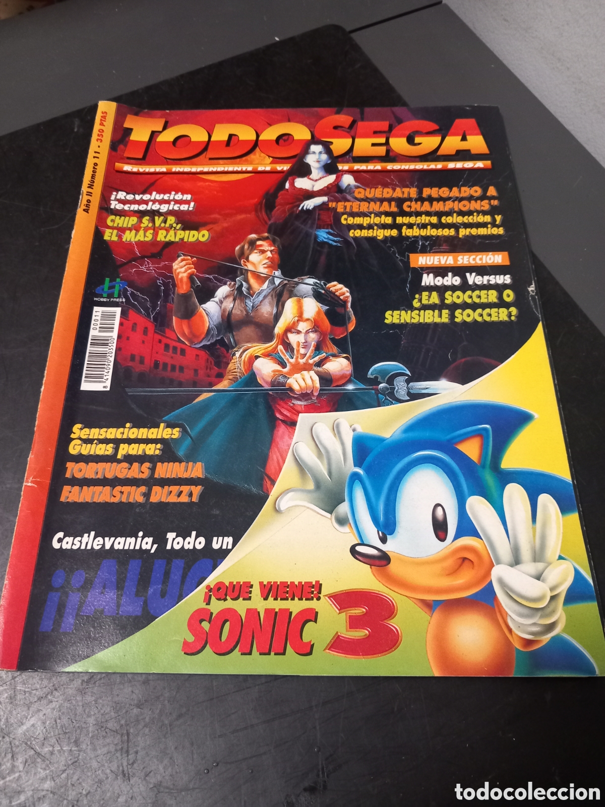 Videojuegos y consolas: ANTIGUA REVISTA VIDEOJUEGOS TODOSEGA NUMERO 11 ORIGINAL
