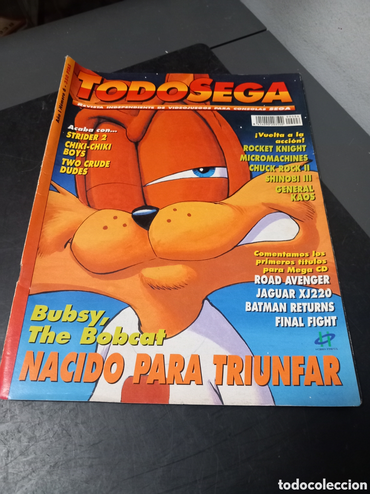 Videojuegos y consolas: ANTIGUA REVISTA VIDEOJUEGOS TODOSEGA NUMERO 6 ORIGINAL
