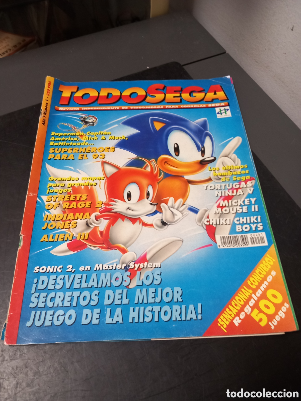 Videojuegos y consolas: ANTIGUA REVISTA VIDEOJUEGOS TODOSEGA NUMERO 1 ORIGINAL