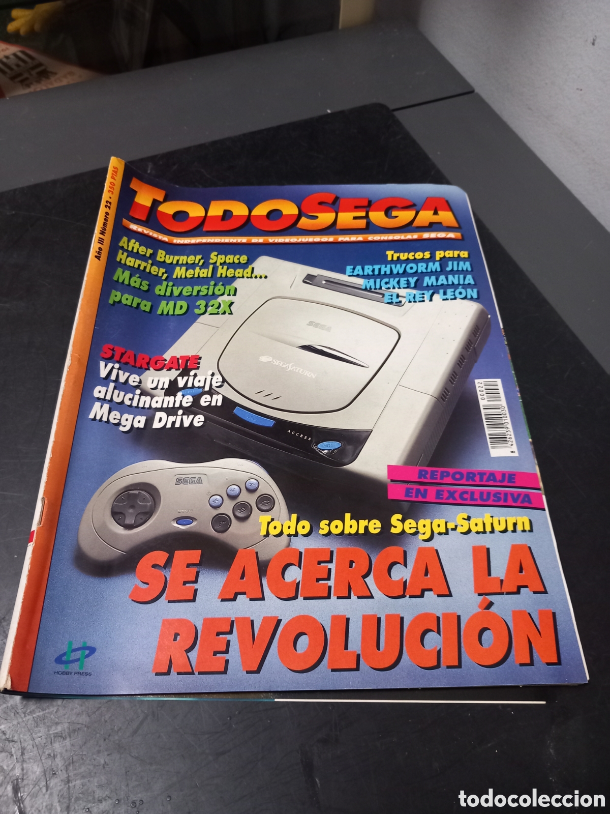 Videojuegos y consolas: ANTIGUA REVISTA VIDEOJUEGOS TODOSEGA NUMERO 22 ORIGINAL
