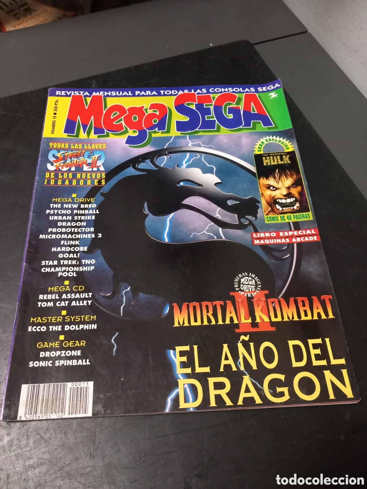 Videojuegos y consolas: ANTIGUA REVISTA VIDEOJUEGOS MEGA SEGA NUMERO 15 ORIGINAL